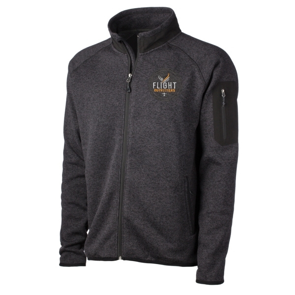 Men's Fairbanks Fleece in Heather Obsidian