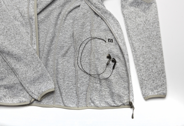 Women's Angle of Attack Fairbanks Fleece in Heather Stone - Image 4
