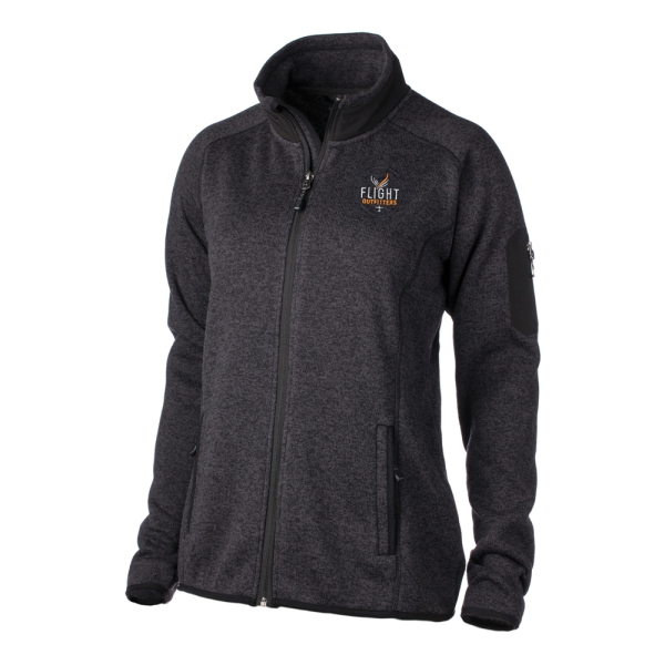 Women's Fairbanks Fleece in Heather Obsidian
