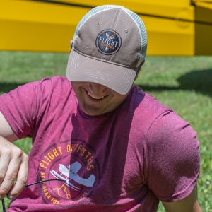 BROWN TRUCKER HAT