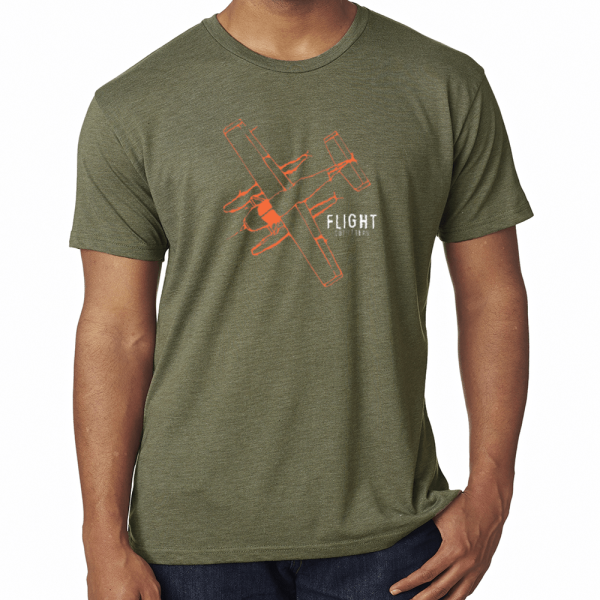 ORANGE SEAPLANE TSHIRT
