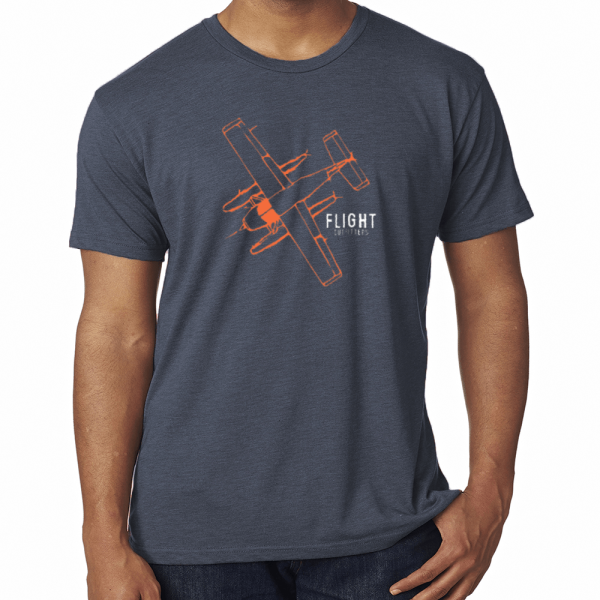 ORANGE SEAPLANE TSHIRT