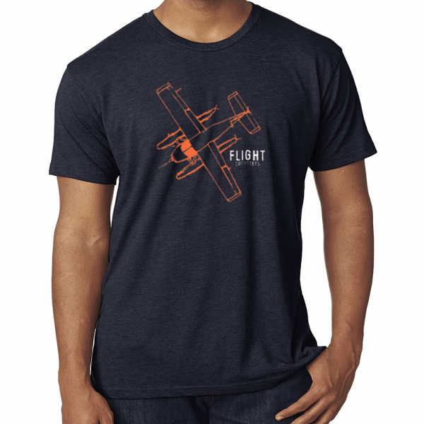 ORANGE SEAPLANE TSHIRT