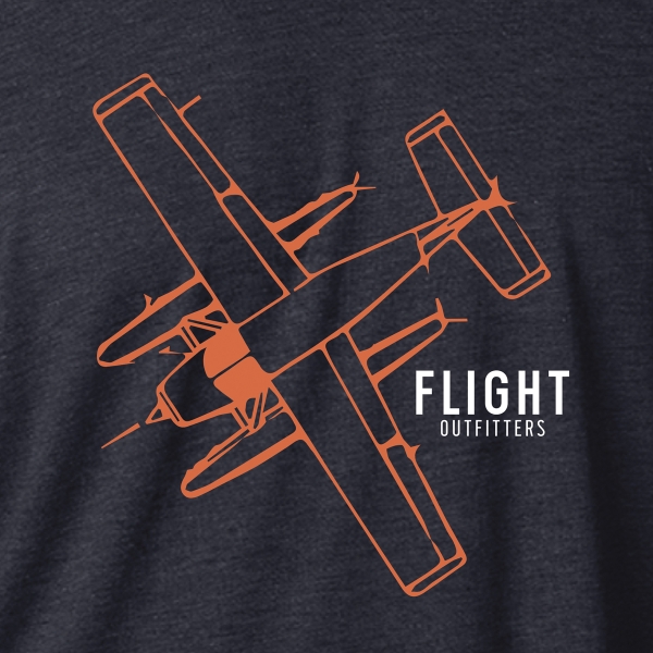 Orange Seaplane T-Shirt - Image 2