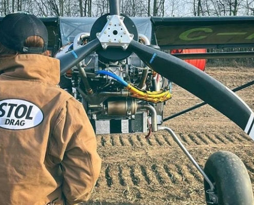 The pilots of STOL Drag: Nat Esser