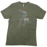 oshkosh airport diagram tshirt military green