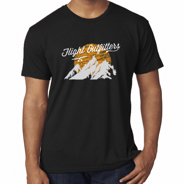 WHITE SUNSET MOUNTAIN T-SHIRT