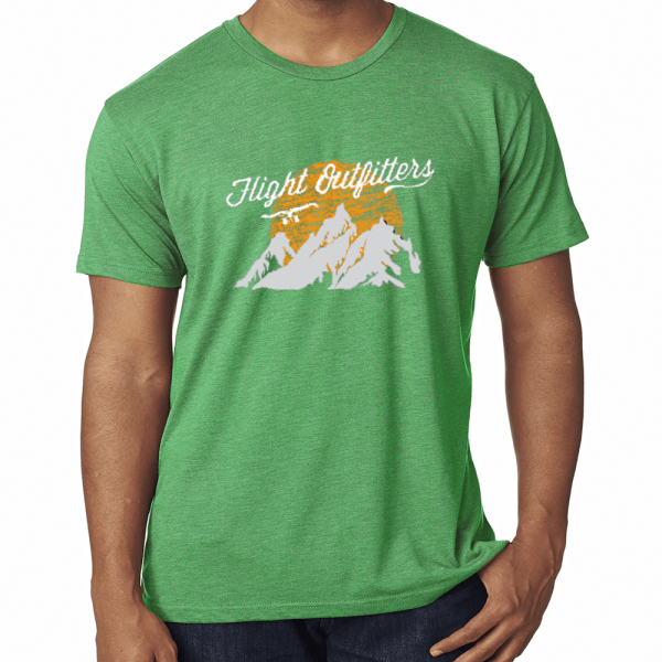 WHITE SUNSET MOUNTAIN T-SHIRT