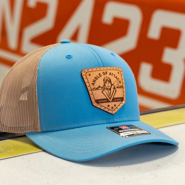 LIGHT BLUE ANGLE OF ATTACK AVIATOR HAT
