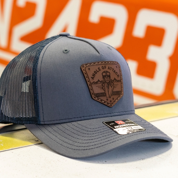 NAVY BLUE ANGLE OF ATTACK AVIATOR HAT