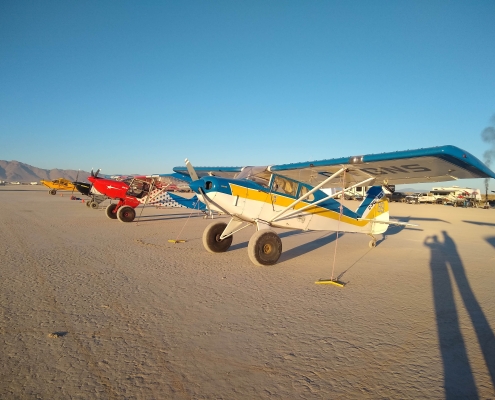 PLANE LINE HIGH SIERRA STOL DRAG