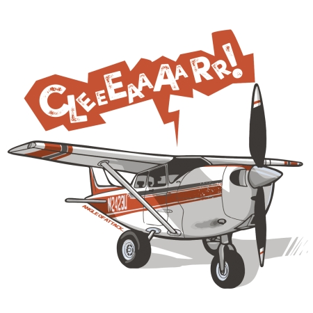 Clear pilot t-shirt