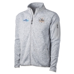 AVIATION 101 MEN'S FAIRBANKS FLEECE HEATHER STONE