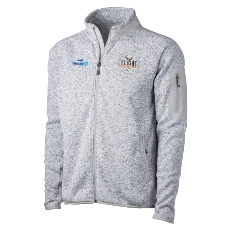 AVIATION 101 MEN'S FAIRBANKS FLEECE HEATHER STONE