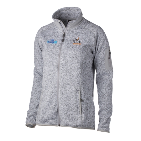 AVIATION 101 WOMEN'S FAIRBANKS FLEECE HEATHER STONE