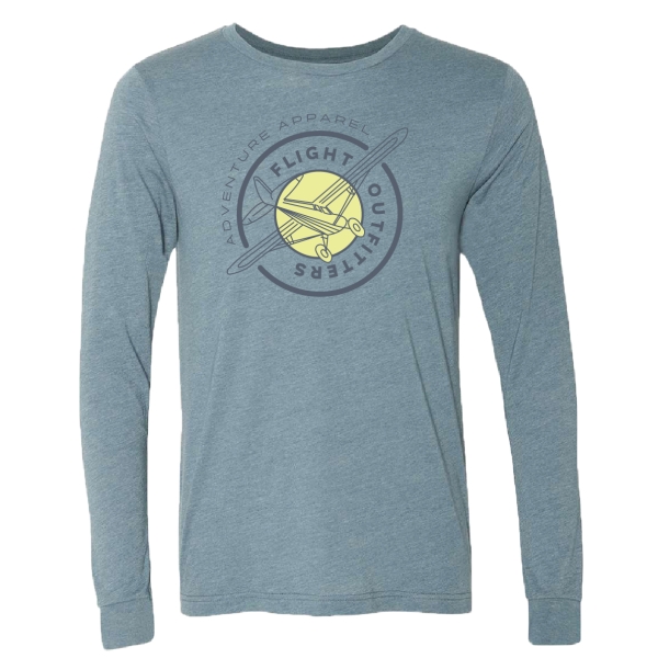 Aviator long sleeve t-shirt slate