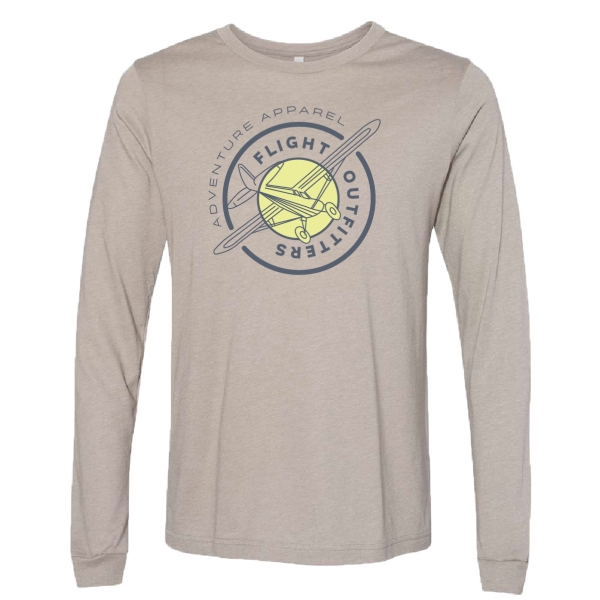 Aviator long sleeve t-shirt stone