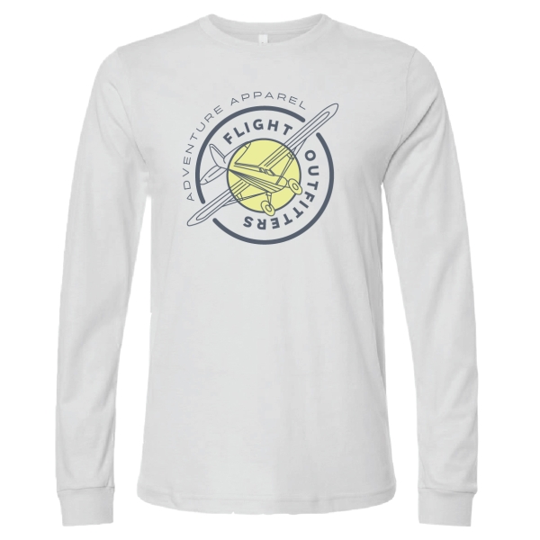 Aviator long sleeve t-shirt white