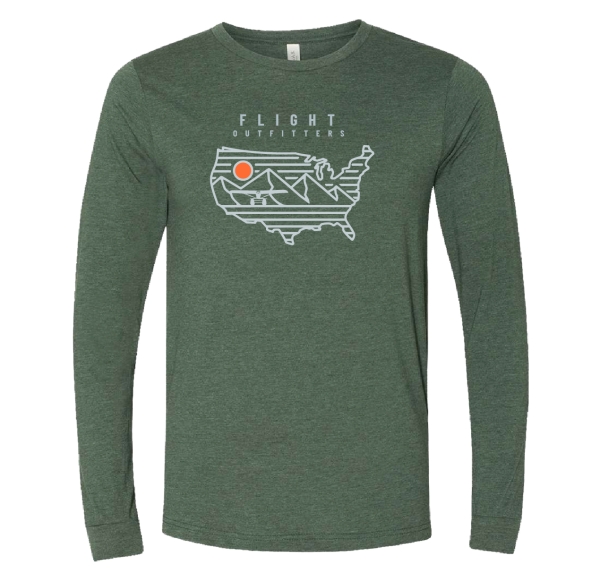 Cross Country long sleeve t-shirt forest