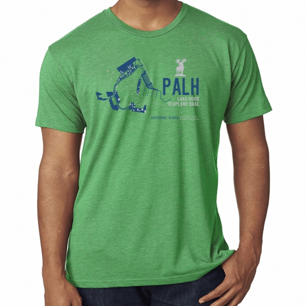 lake hood seaplane base airport diagram green