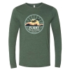 Sunrise flights long sleeve t-shirt heather navy