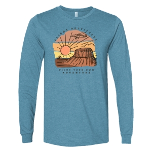 Western Planes Long sleeve t-shirt deep teal
