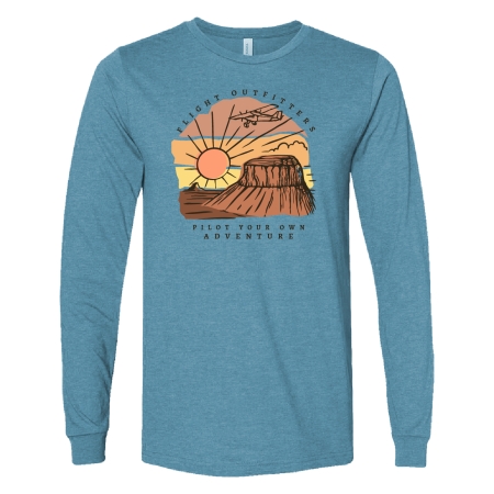 Western Planes Long sleeve t-shirt deep teal