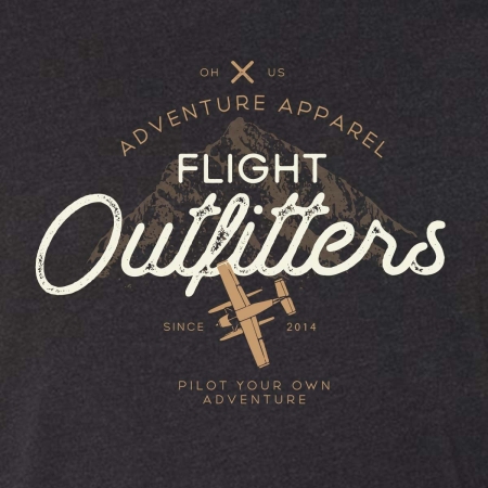 peak adventure tshirt close up
