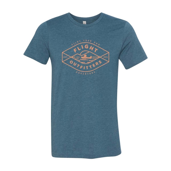peak sunset tshirt deep teal