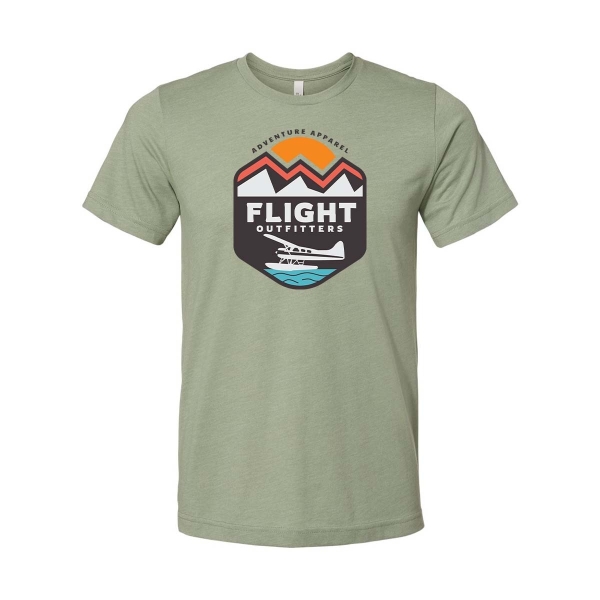 adventure apparel tshirt heather sage
