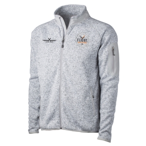 X-AVIATION MEN'S FAIRBANKS FLEECE HEATHER STONE