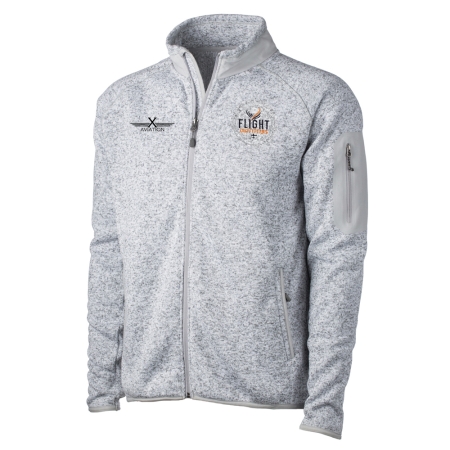 X-AVIATION MEN'S FAIRBANKS FLEECE HEATHER STONE
