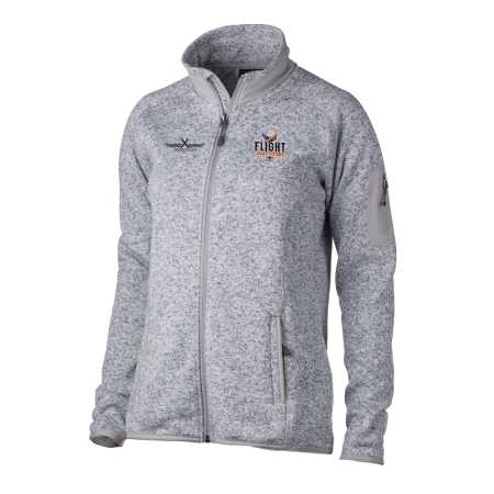 X-AVIATION WOMEN'S FAIRBANKS FLEECE HEATHER STONE
