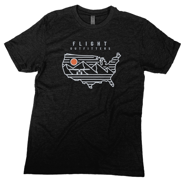cross country tshirt heather black