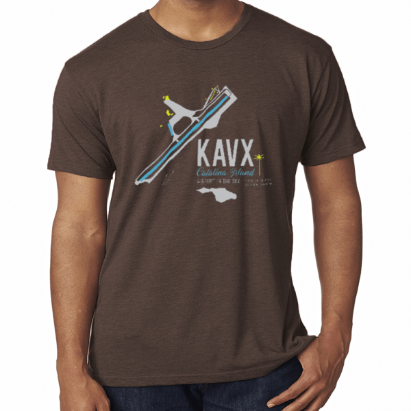 macchiato catalina island airport diagram tshirt