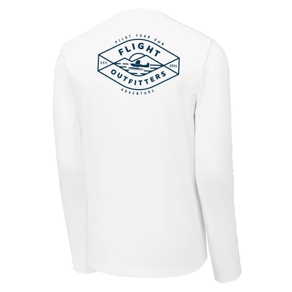 SPF shirt peak sunset white