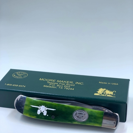 5160 llb green lock blade knife - ftc