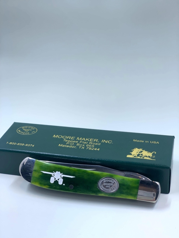 5160 llb green lock blade knife - ftc