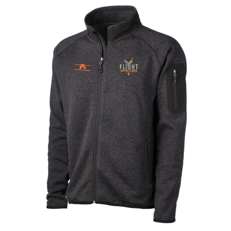FTC M's Fairbanks Fleece (updated logo) - Heather Obsidian