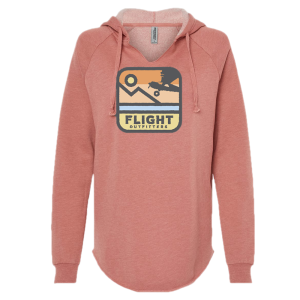 Women's Big Wheel Adventure Hoodie - Dusty Rose