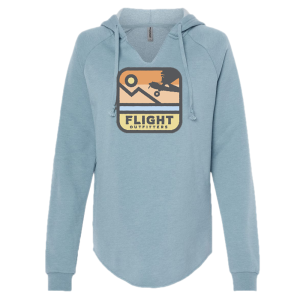 Women's Big Wheel Adventure Hoodie - Misty Blue