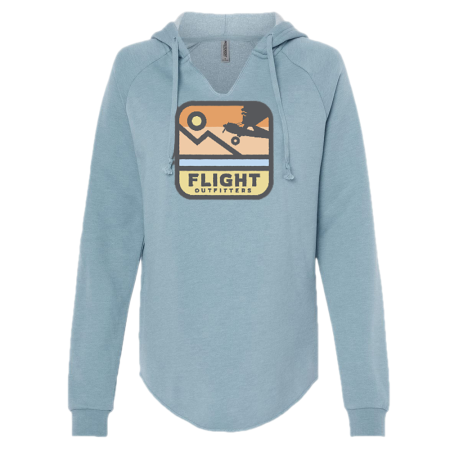 Women's Big Wheel Adventure Hoodie - Misty Blue