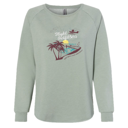 Women's Sunset Dock Sweatshirt - Sage