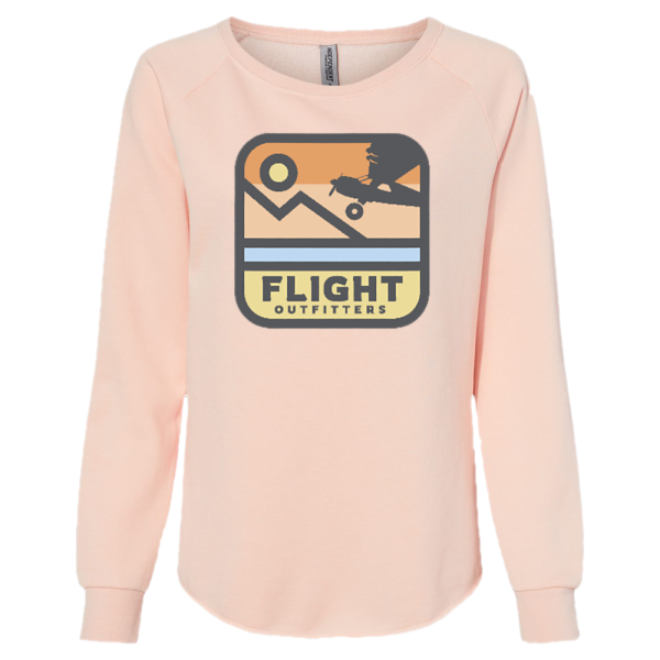 women's big wheel adventure sweatshirt - blush