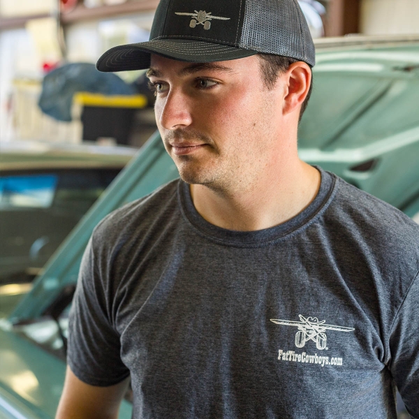 Fat Tire Cowboy Ranch gate tshirt