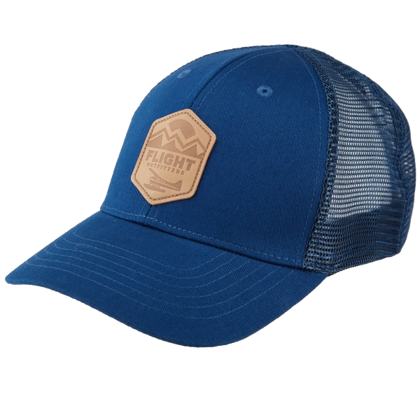 Wild Blue Yonder Leather Patch Hat