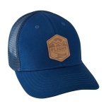 Wild Blue Yonder Leather Patch Hat