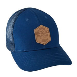 Wild Blue Yonder Leather Patch Hat