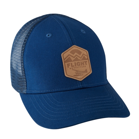 Wild Blue Yonder Leather Patch Hat