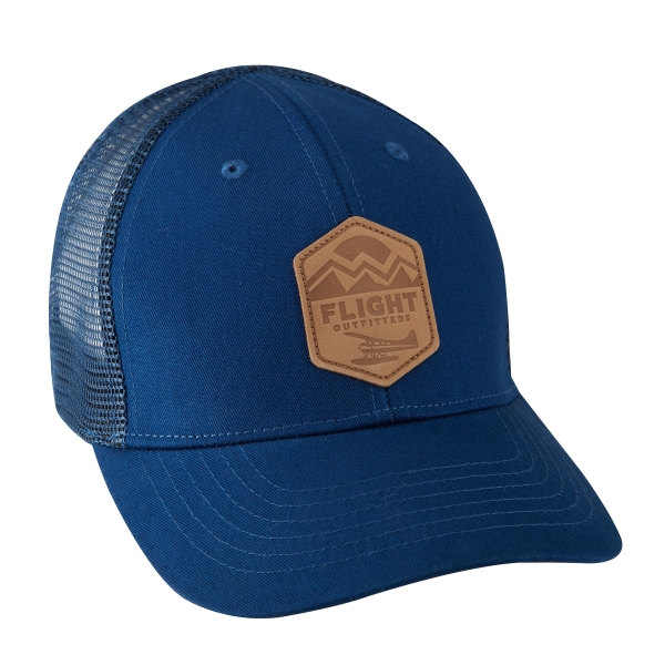 Wild Blue Yonder Leather Patch Hat